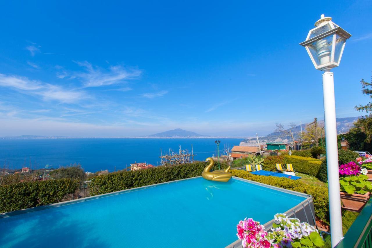 Estate4Home - Villa Luisa Play&Pool SantʼAgata sui Due Golfi Buitenkant foto