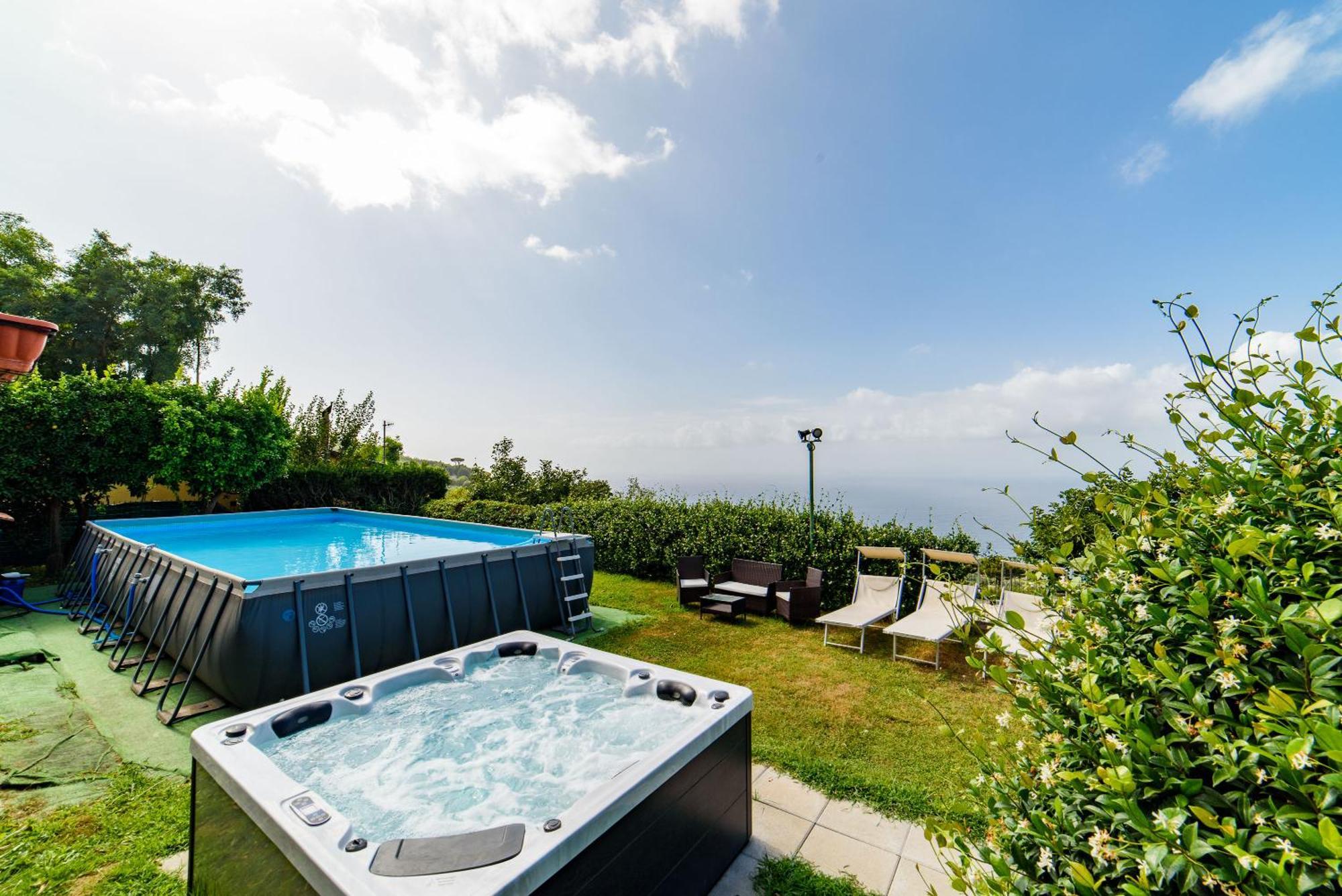 Estate4Home - Villa Luisa Play&Pool SantʼAgata sui Due Golfi Buitenkant foto