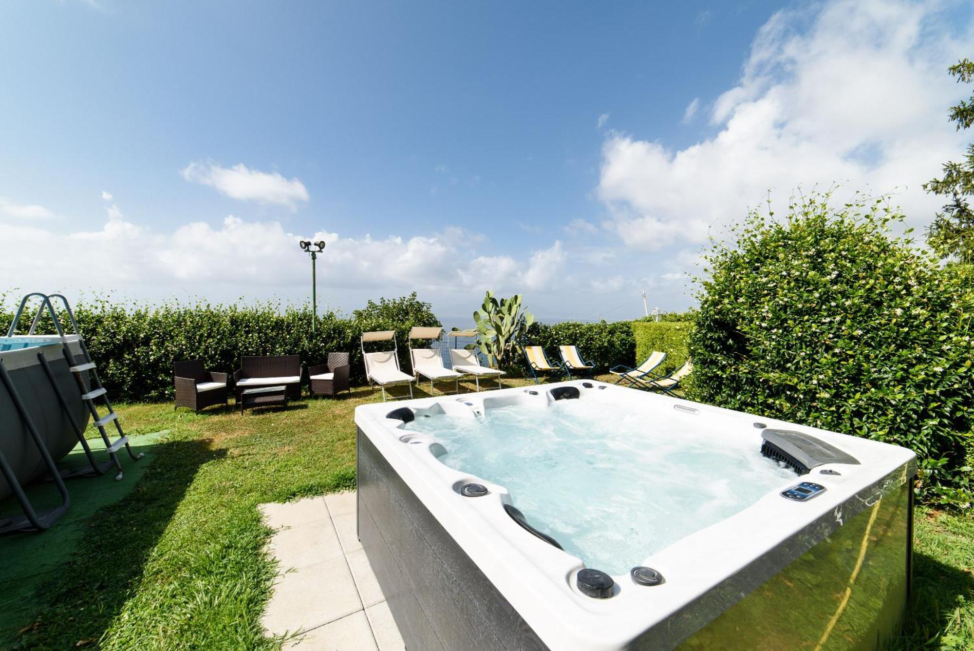 Estate4Home - Villa Luisa Play&Pool SantʼAgata sui Due Golfi Buitenkant foto